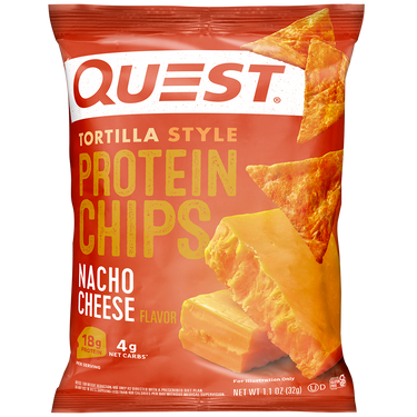 Nacho Cheese Tortilla Style Protein Chips